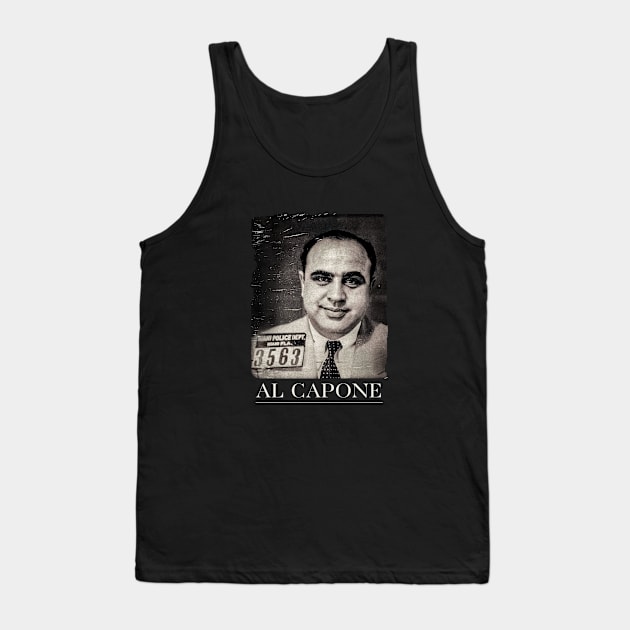 Al Capone Mugshot Tank Top by GrampaTony